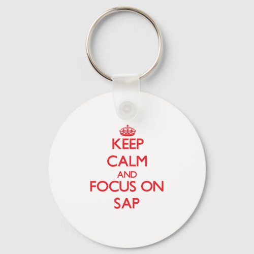 Keep Calm and focus on Sap Keychain