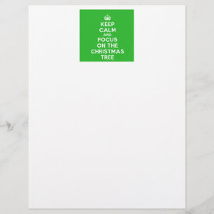 Keep Calm and focus on The Christmas Tree, funny