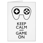 KEEP CALM AND GAME ON - Game pad (Front)