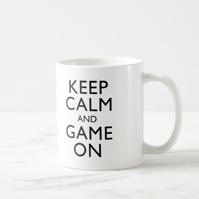 KEEP CALM AND GAME ON - Game pad Coffee Mug (Right)