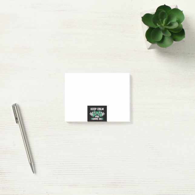 Keep Calm And Game On Notes (Office)