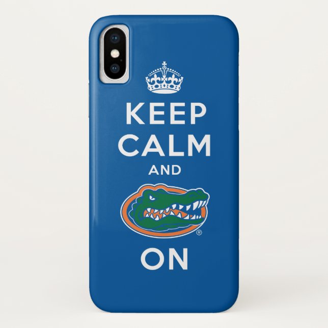 Keep Calm and Gator On Case-Mate iPhone Case (Back)