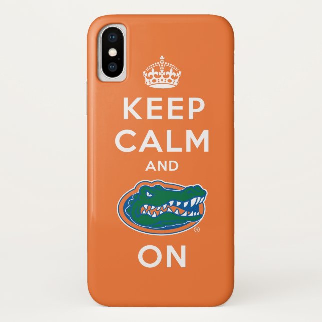Keep Calm and Gator On Case-Mate iPhone Case (Back)