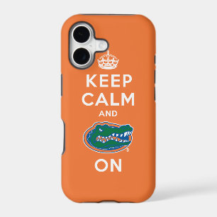 Keep Calm and Gator On iPhone 17 Case