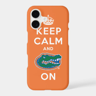 Keep Calm and Gator On iPhone 17 Case