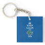 Keep Calm and Gator On Keychain