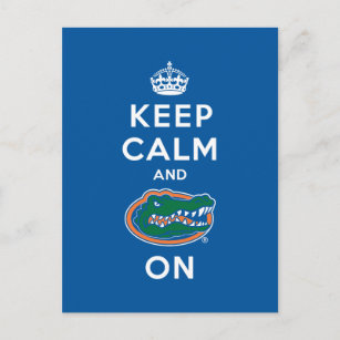 Keep Calm and Gator On Postcard