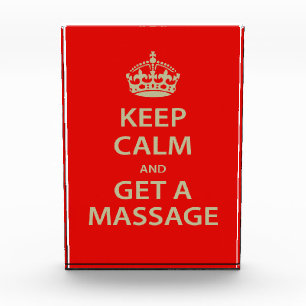 Keep Calm and Get a Massage Award
