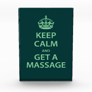 Keep Calm and Get a Massage Award