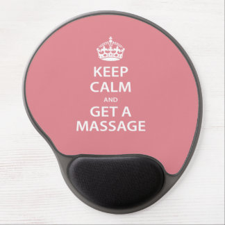 Keep Calm and Get a Massage Gel Mouse Pad