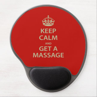 Keep Calm and Get a Massage Gel Mouse Pad