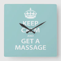 Keep Calm and Get a Massage