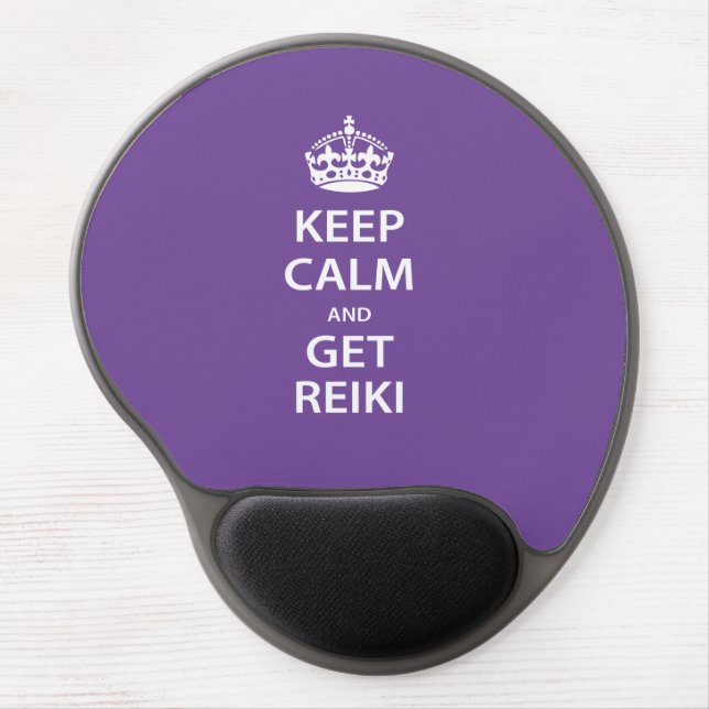 Keep Calm and Get Reiki Gel Mouse Pad (Front)