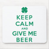 Green Beer for St Patricks Day Meme Humor Mouse Pad