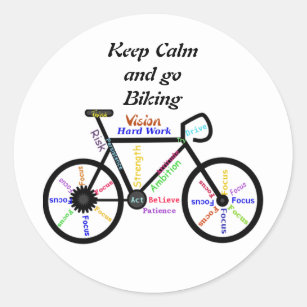 Believe In Yourself Motivational Cycling Bicycle Decal/Sticker MS035SM 