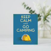 Keep Calm and Go Camping vintage print (Standing Front)