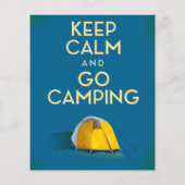 Keep Calm and Go Camping vintage print (Back)