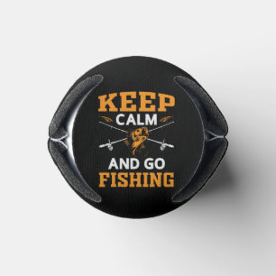 Keep Calm And Go Fishing Can Cooler