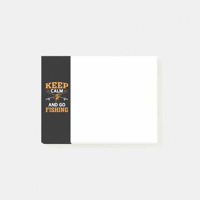 Keep Calm And Go Fishing Notes (Front)