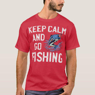 Keep calm and go fishing Premium T-Shirt