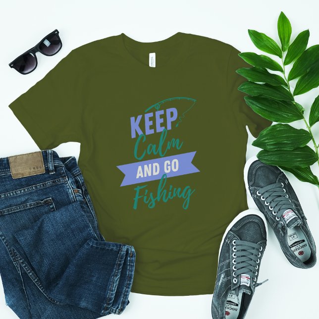 Keep Calm and Go Fishing T-Shirt (Creator Uploaded)