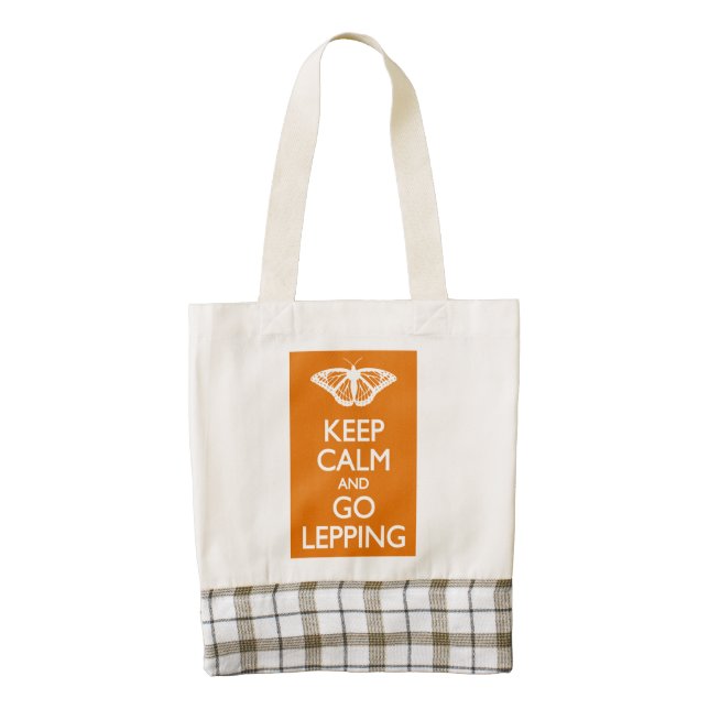 Keep Calm and Go Lepping Zazzle HEART Tote Bag (Front)