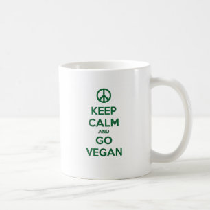 Keep Calm and GO VEGAN Coffee Mug