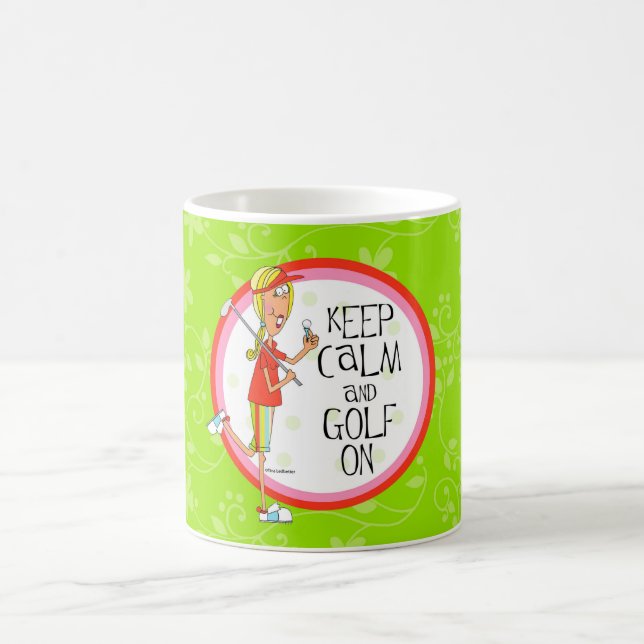 Keep Calm and Golf On Mug (Center)