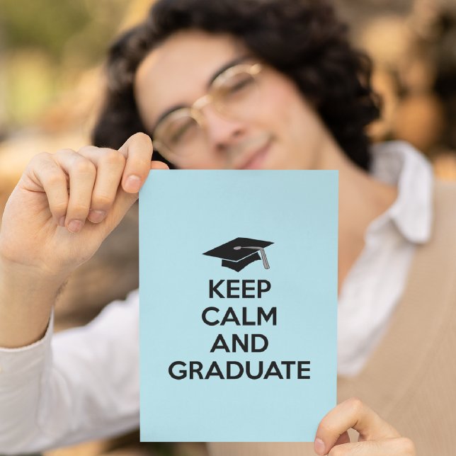"Keep Calm and Graduate" Graduation Announcements (Creator Uploaded)