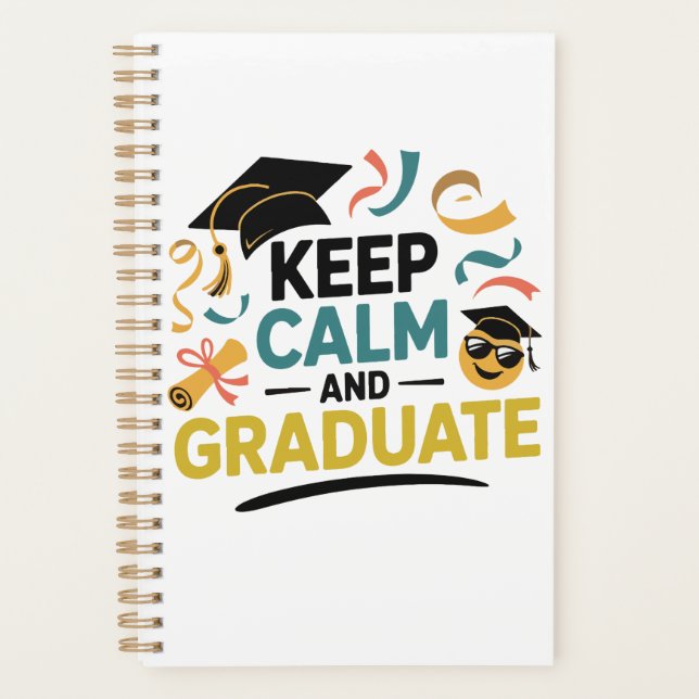 Keep Calm and Graduate Planner (Front)