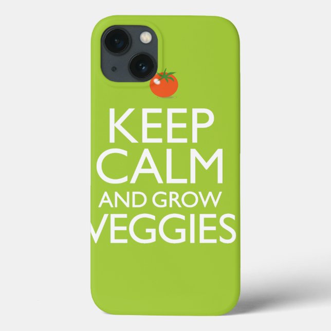 Keep Calm and Grow Veggies Case-Mate iPhone Case (Back)