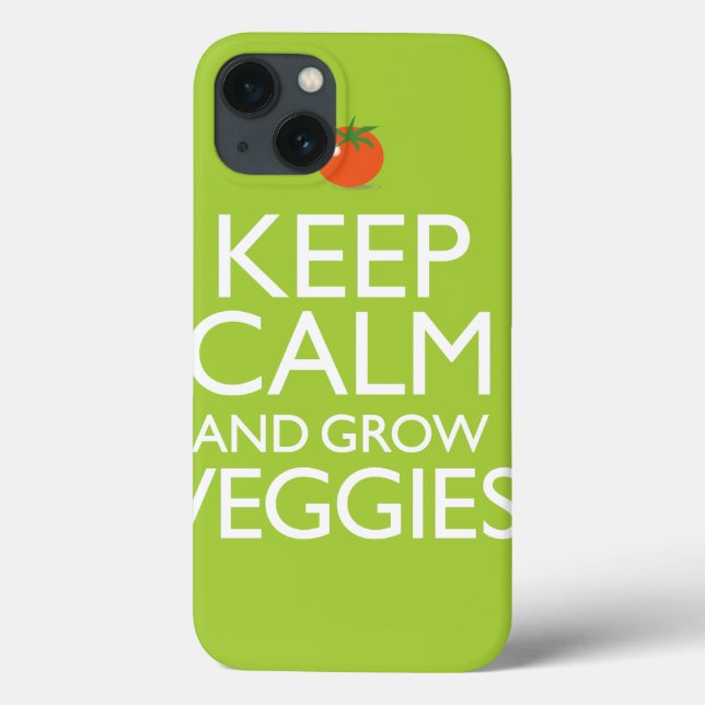 Keep Calm and Grow Veggies Case-Mate iPhone Case (Back)