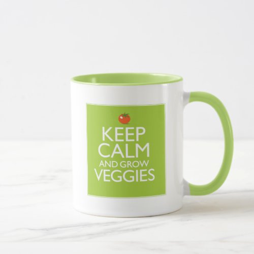 Keep Calm and Grow Veggies Mug