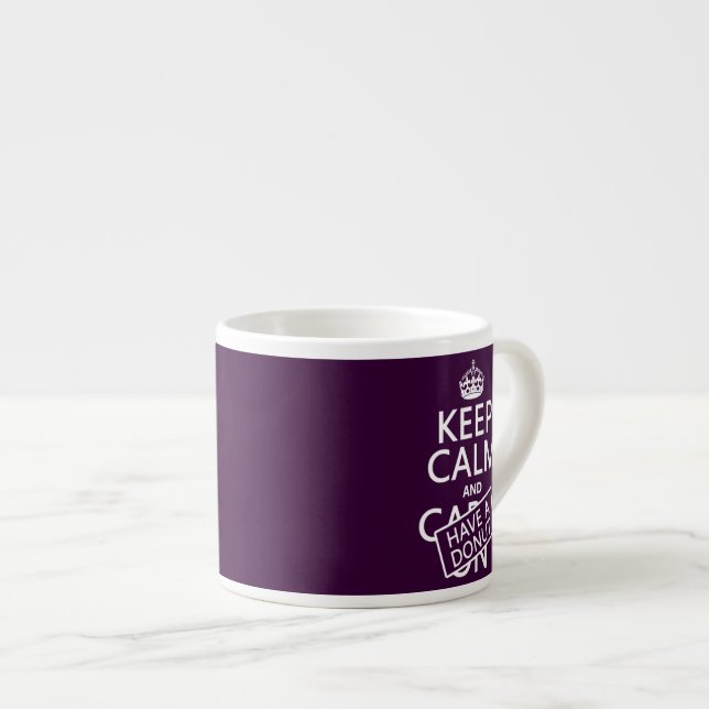 Keep Calm and Have a Donut Espresso Cup (Front Right)