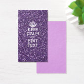 Keep Calm and Have Your Text Glamour Mauve (Desk)