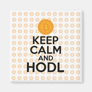 Keep Calm and HODL Magnet
