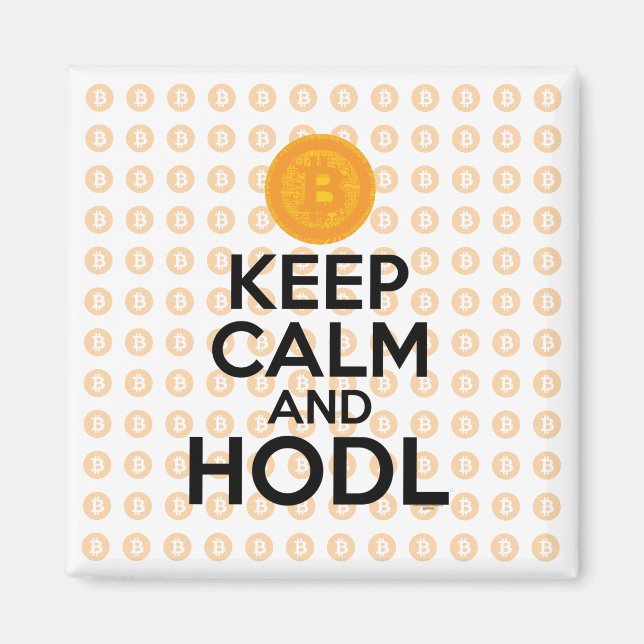 Keep Calm and HODL Magnet (Front)