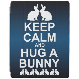 Keep Calm and Hug a Bunny iPad Cover (all models)