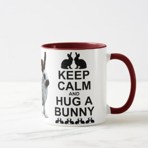 Keep Calm and Hug a Bunny Mug