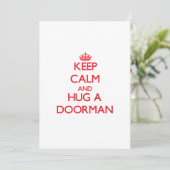Keep Calm and Hug a Doorman (Standing Front)