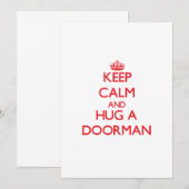 Keep Calm and Hug a Doorman (Front/Back)