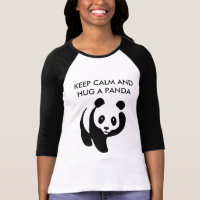 Keep Calm and Hug a Panda T-Shirt