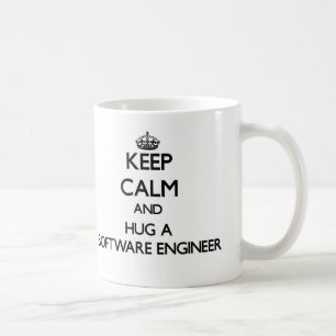 Keep Calm and Hug a Software Engineer Coffee Mug