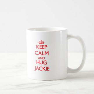Keep Calm and HUG Jackie Coffee Mug