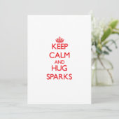 Keep calm and Hug Sparks (Standing Front)