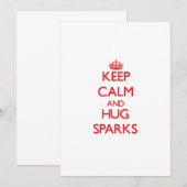 Keep calm and Hug Sparks (Front/Back)