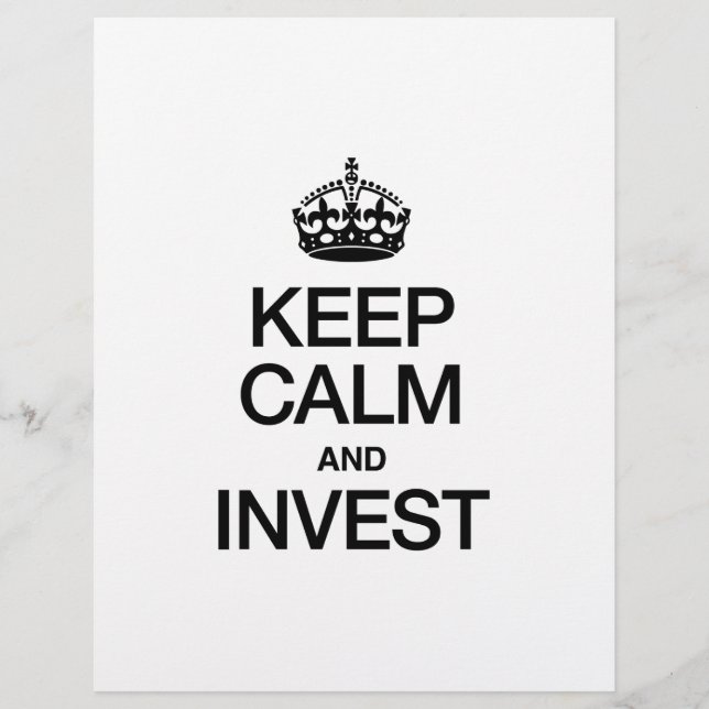 KEEP CALM AND INVEST FLYER (Front)