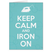 Keep Calm and Iron On (Front)