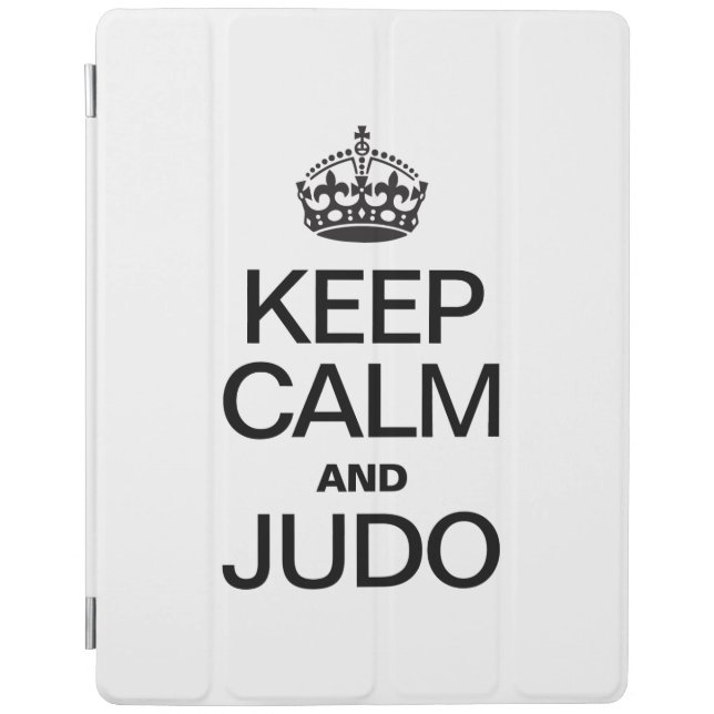 KEEP CALM AND JUDO iPad SMART COVER (Front)
