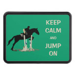 Keep Calm and Jump On Horse Trailer Hitch Cover Keep Calm and Jump On Horse Trailer Hitch Cover